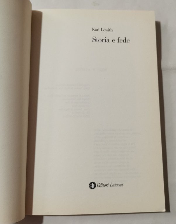 Storia e fede