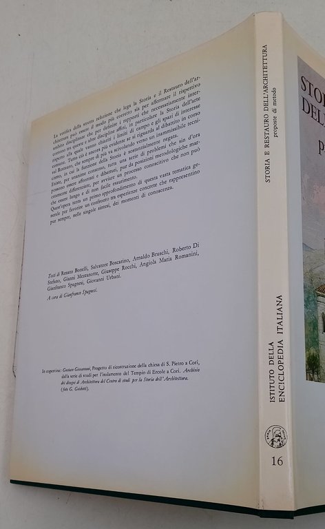 Storia e Restauro dell'architettura-proposte di metodo