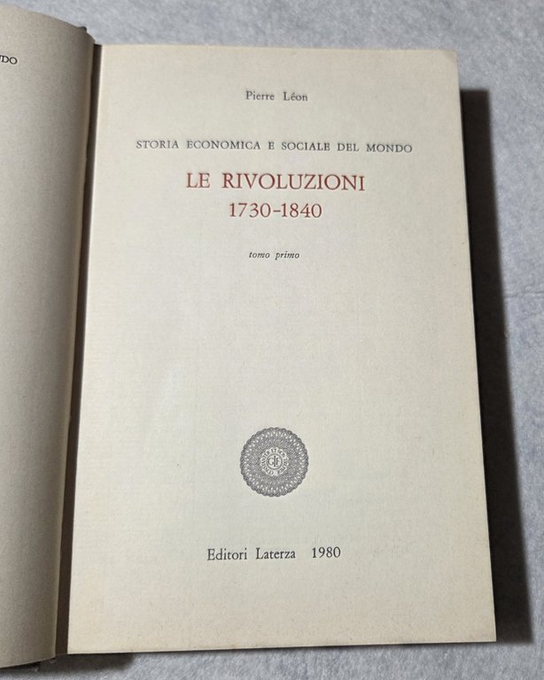 Storia economica del mondo 3' - Le rivoluzioni 1730/1840 - … | Immagine Gallery 2