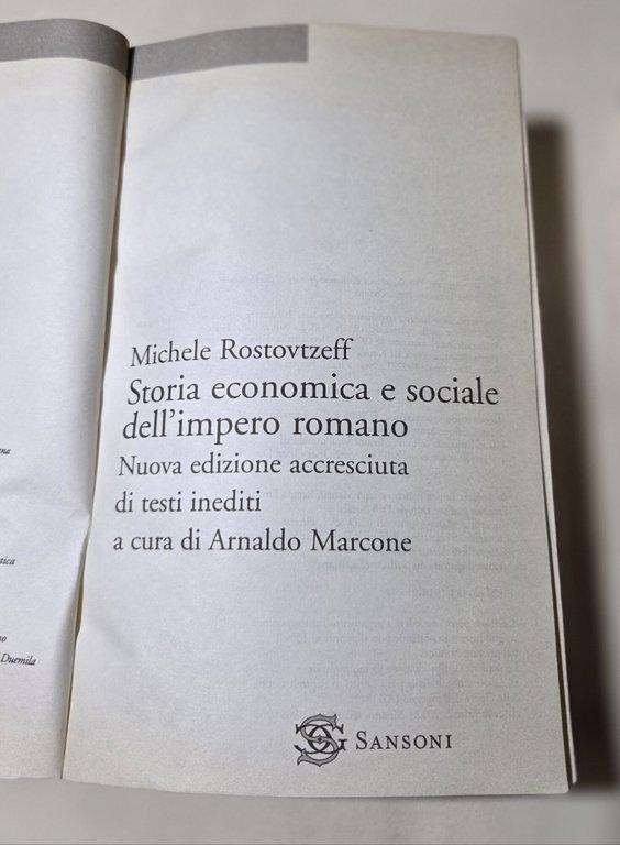 Storia economica e sociale dell'Impero romano
