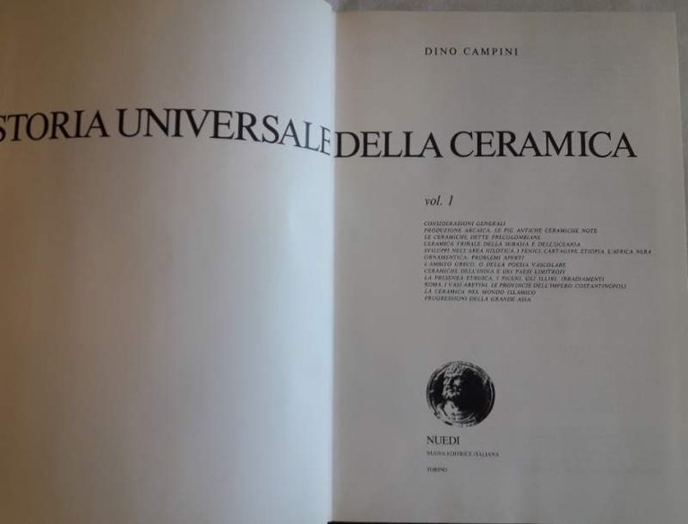 STORIA UNIVERSALE DELLA CERAMICa-vol I