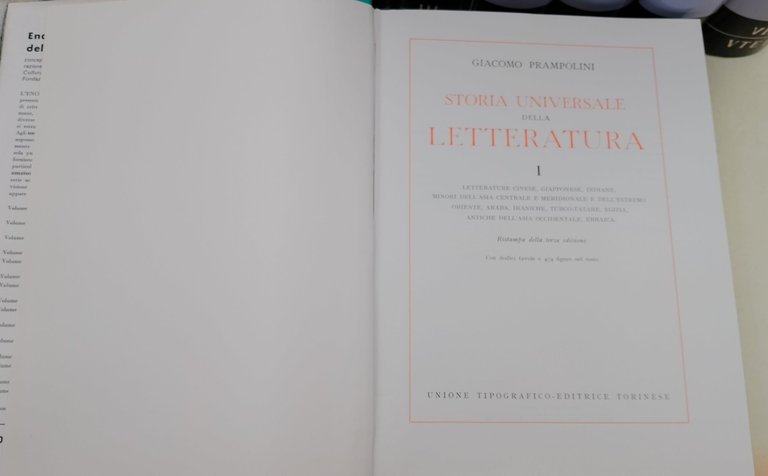 Storia universale della Letteratura-7 Voll.