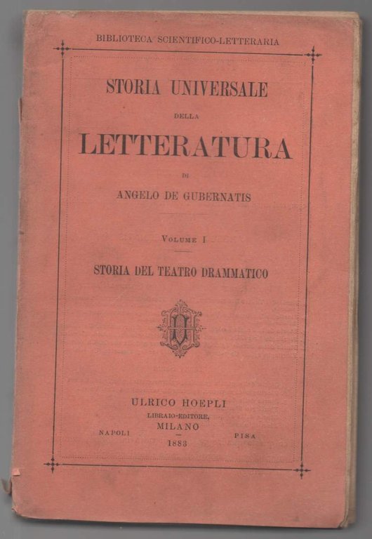 Storia universale della letteratura. Storia del teatro drammatico. Volume I | Immagine Gallery 4