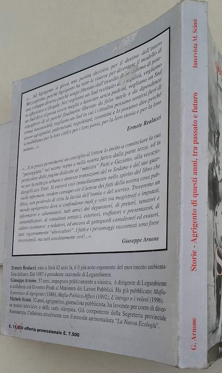 STORIE-AGRIGENTO DI QUESTI ANNI TRA PASSATO E FUTURO(1997)