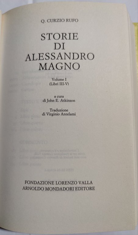 Storie di Alessandro Magno - 2 Voll.