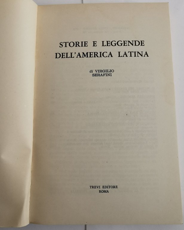 Storie e leggende dell'America Latina