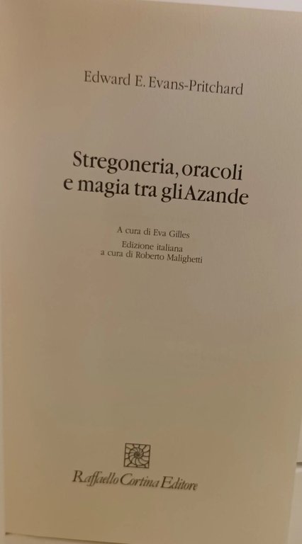 Stregoneria, oracoli e magia tra gli Azande