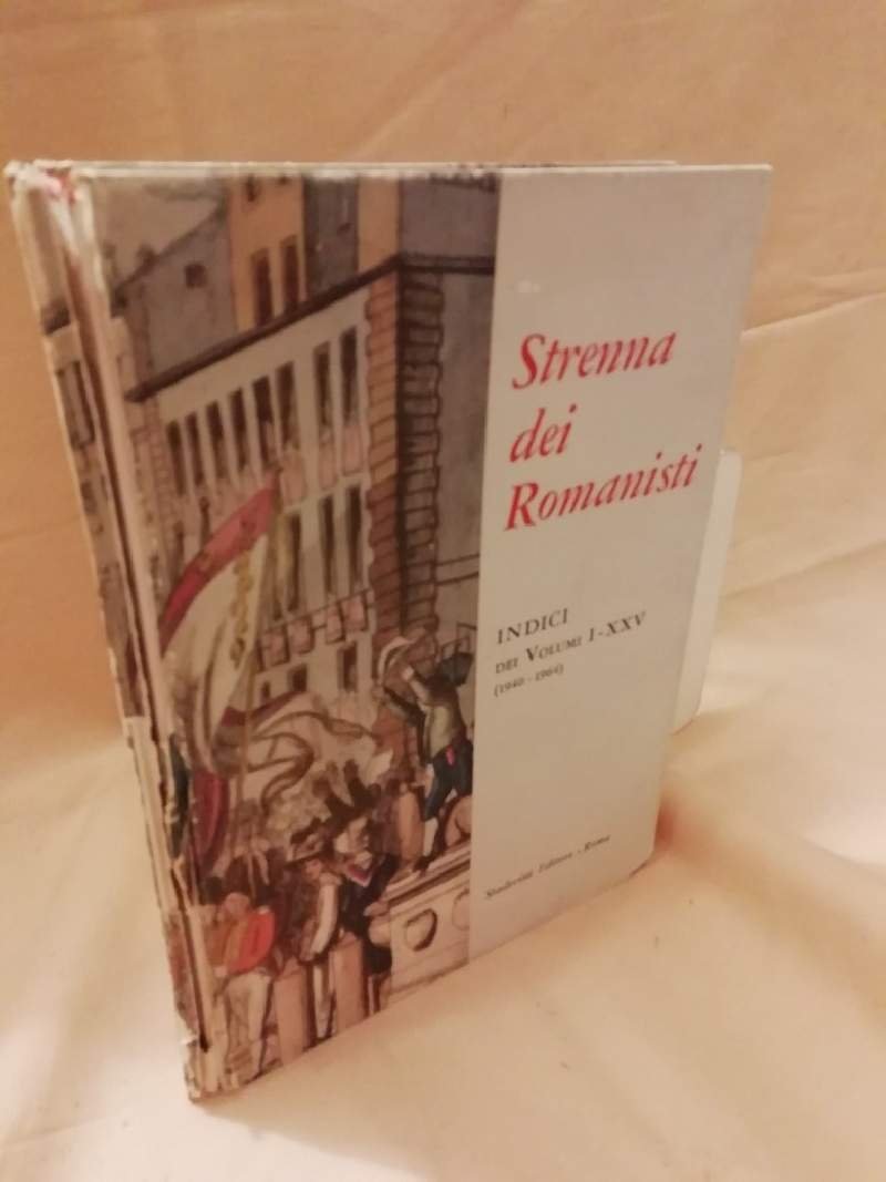 STRENNA DEI ROMANISTI- INDICI VOLL. I-XXV( 1940-1964)(1965)