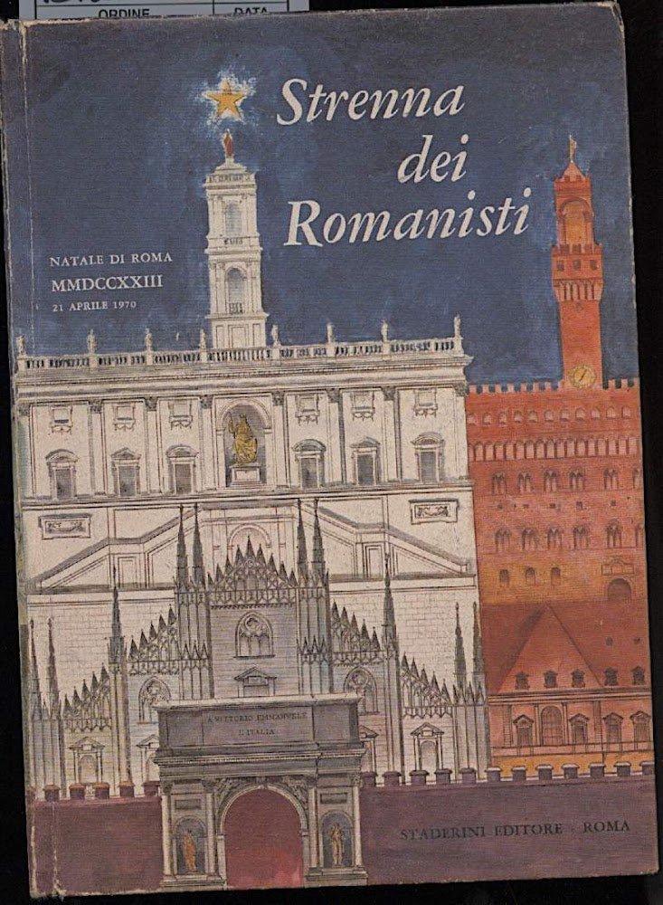 STRENNA DEI ROMANISTI | Immagine principale