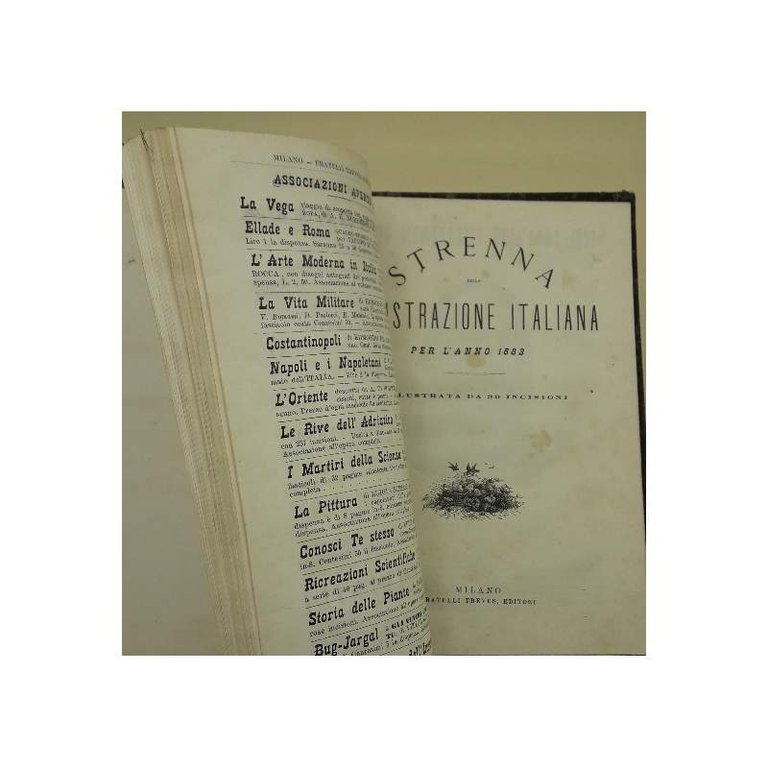 STRENNA DELLA ILLUSTRAZIONE ITALIANA PER L'ANNO 1882