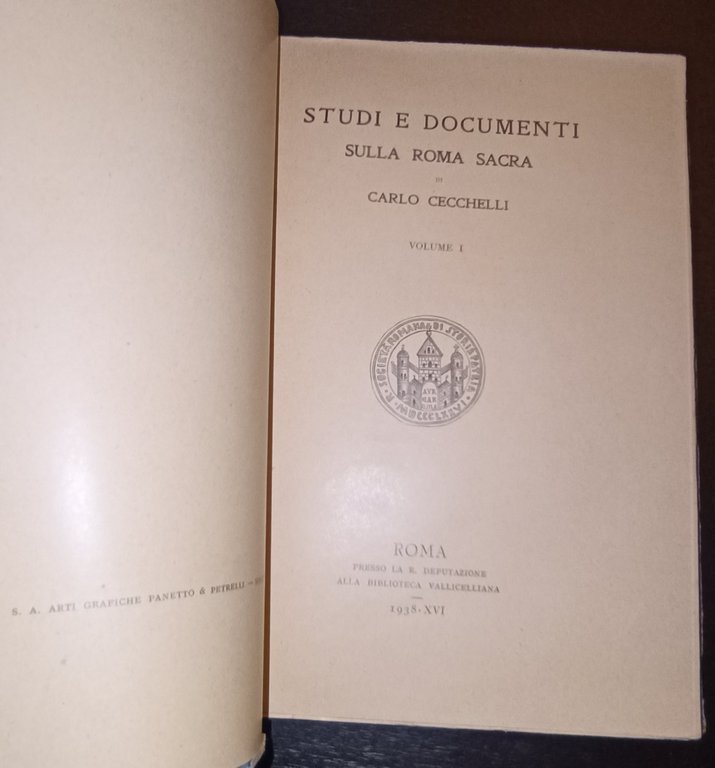 Studi e documenti sulla Roma sacra