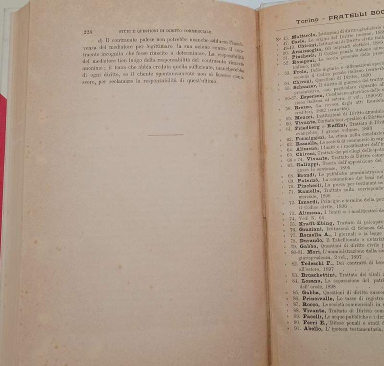 STUDI E QUESTIONI DI DIRITTO COMMERCIALE(1908)