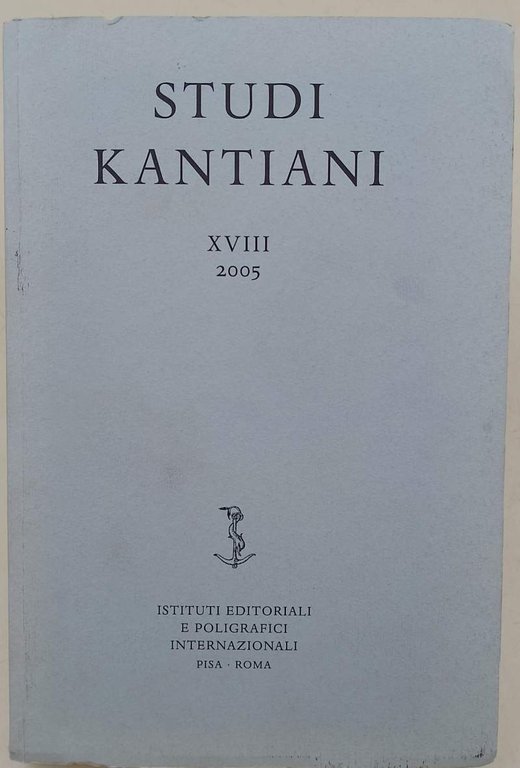 STUDI KANTIANI -XVIII-2005