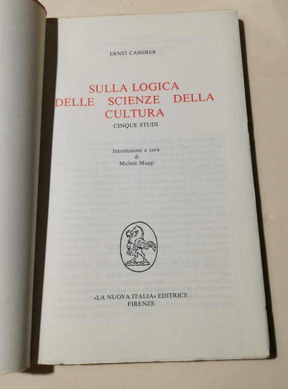 Sulla logica delle scienze della cultura | Immagine Gallery 2