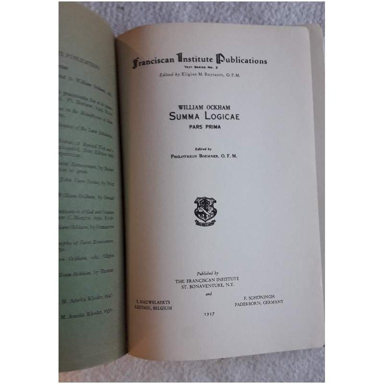 SUMMA LOGICAE(1957)
