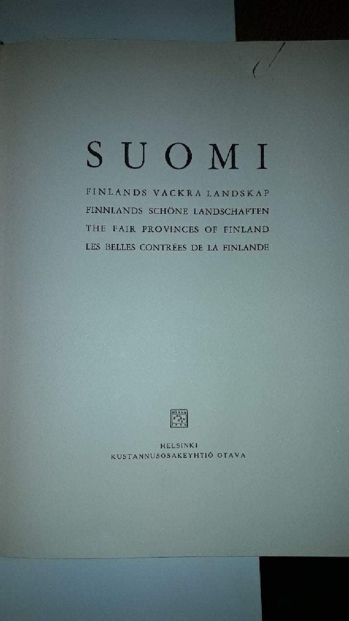SUOMI- FINLANDS VACKRA LANDSKAP(1933)
