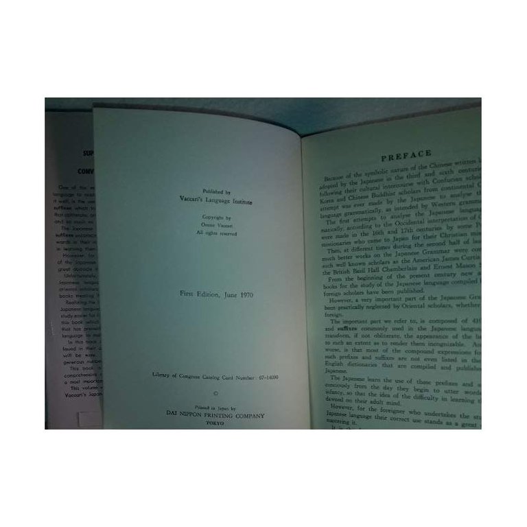 SUPPLEMENT TO THE JAPANESE CONVERSATION-GRAMMAR(1970)