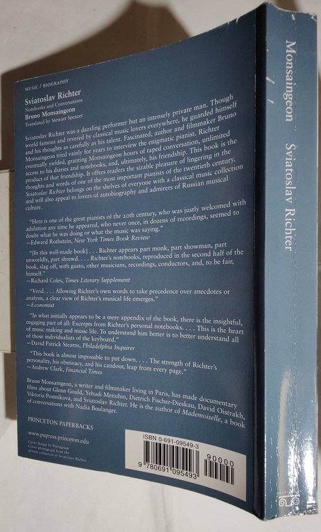 Sviatoslav Richter: Notebooks and Conversations