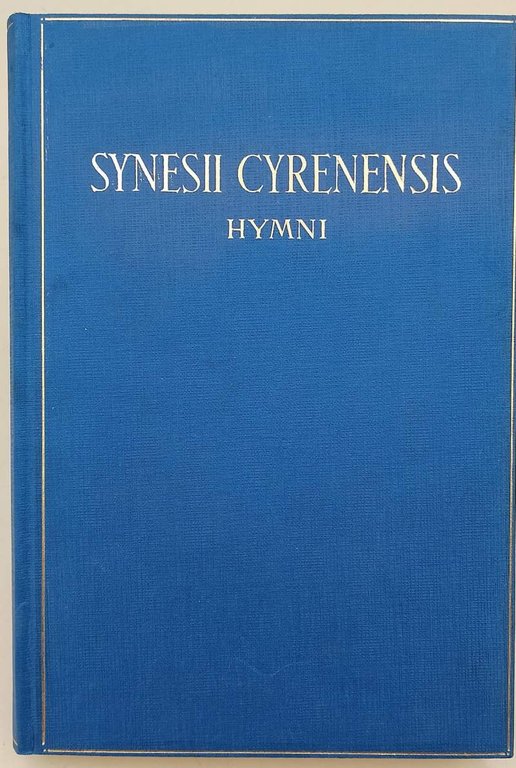 SYNESII CYRENENSIS HYMNI(1949)