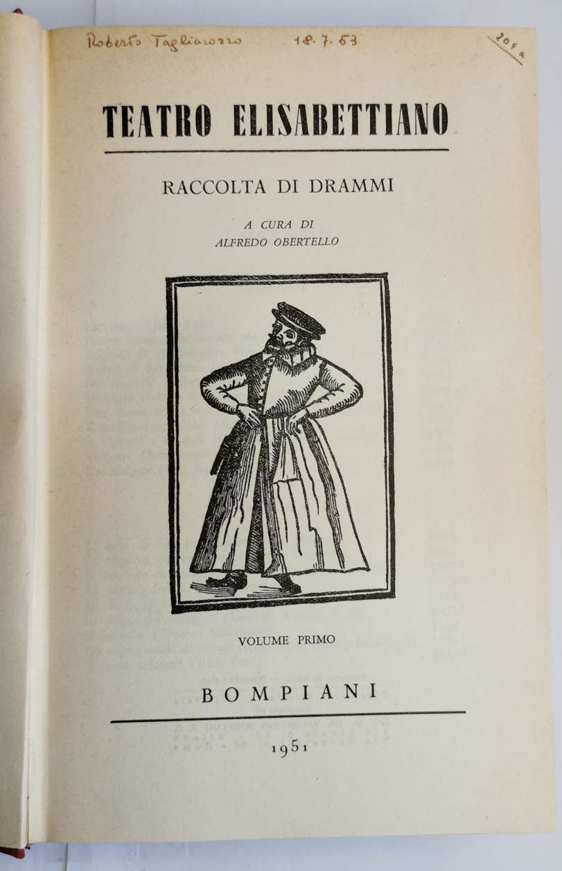 Teatro Elisabettiano - Raccolta di drammi - 2 Voll.