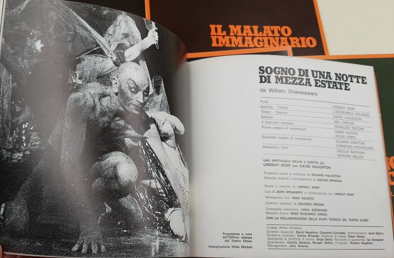 Teatro Eliseo-programmi di sala -6 voll. stagione teatrale 1978-79 e …