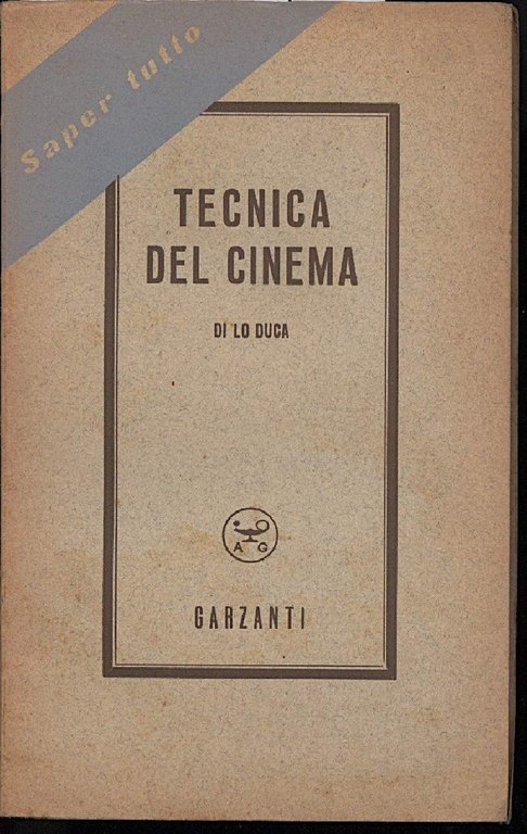 TECNICA DEL CINEMA