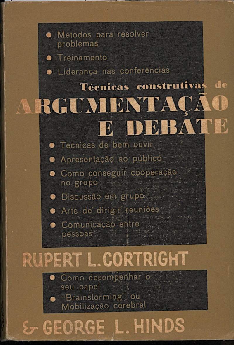 TECNICAS CONSTRUTIVAS DE ARGUMENTACAO E DEBATE | Immagine principale