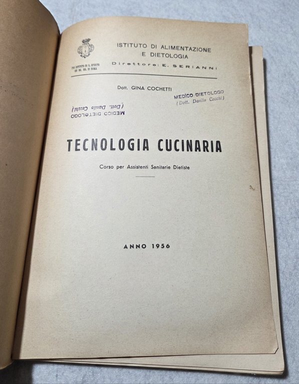 Tecnologia cucinaria - Corso per assistenti sanitarie dietiste | Immagine Gallery 2