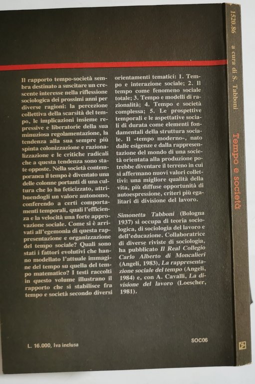 Tempo e società