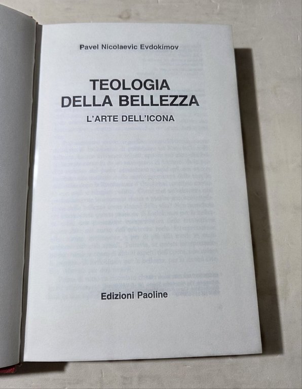 Teologia della bellezza - L'arte dell' icona