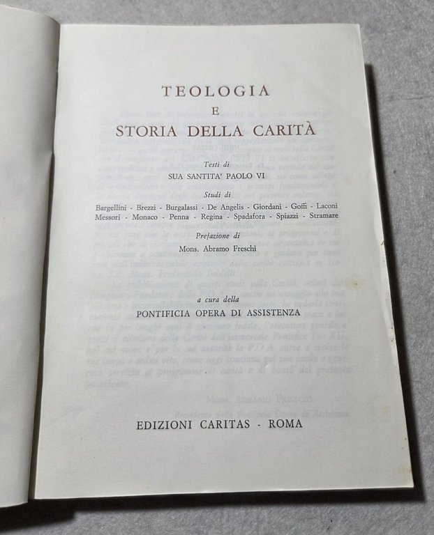 Teologia e storia della Carita' | Immagine Gallery 2