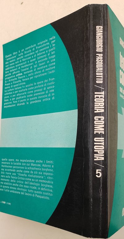 Teoria come utopia-Studi sulla Scuola di Francoforte(Marcuse-Adorno-Horkheimer) | Immagine Gallery 1