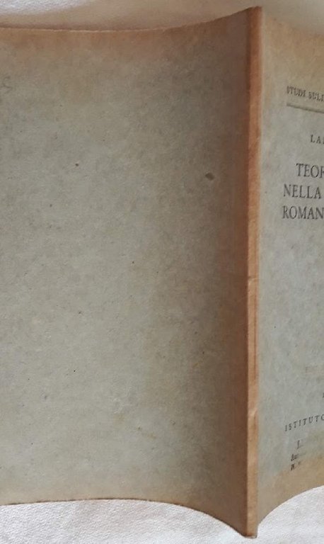 TEORIA E REALTA' NELLA STORIA DELLA ROMANITA' ORIENTALE(1943)