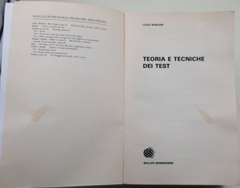 Teoria e tecniche dei test | Immagine Gallery 2