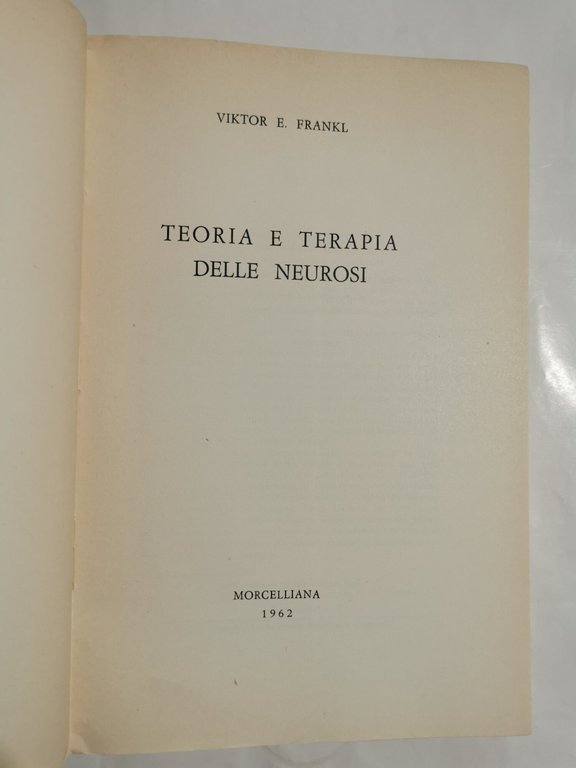 Teoria e terapia delle neurosi