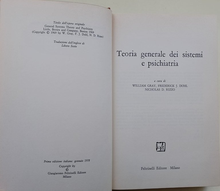 Teoria generale dei sistemi e prichiatria