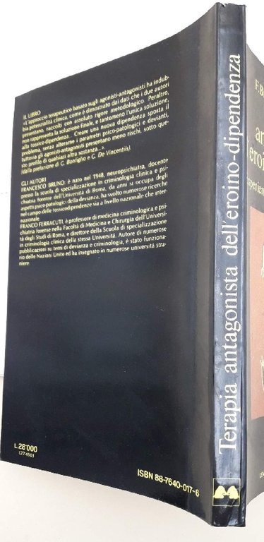 TERAPIA ANTAGONISTA DELL'EROINO-DIPENDENZA-ESPERIENZE DI RICERCA CLINICA(1983)