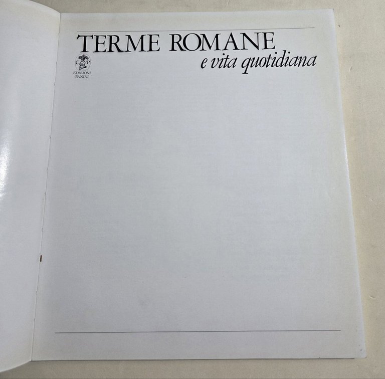 Terme Romane e vita quotidiana
