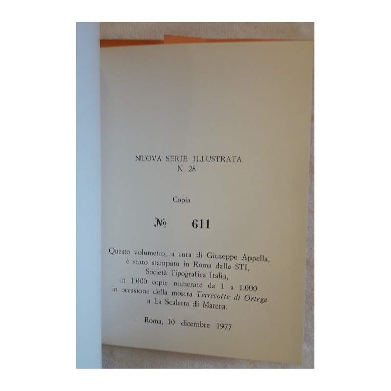 TERRECOTTE DI ORTEGA(1977)