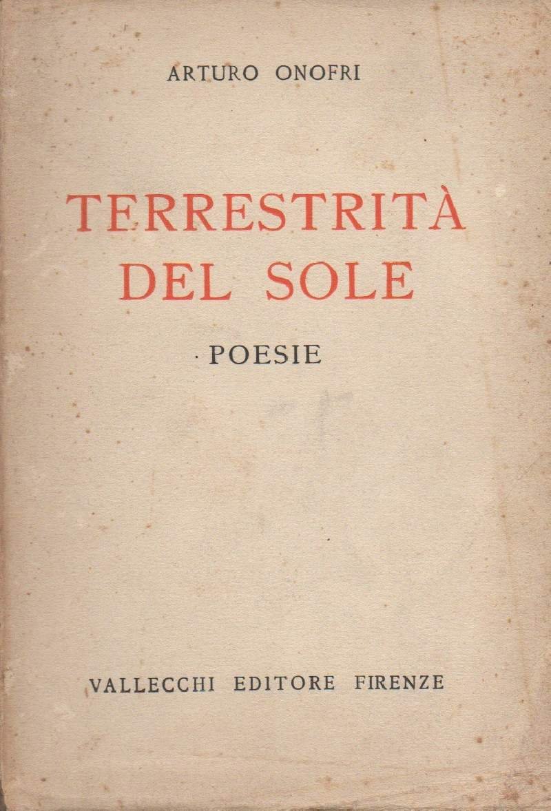 TERRESTRITA' DEL SOLE (1927)
