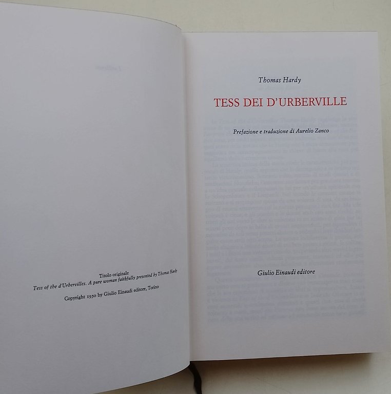 Tess dei D'Urberville