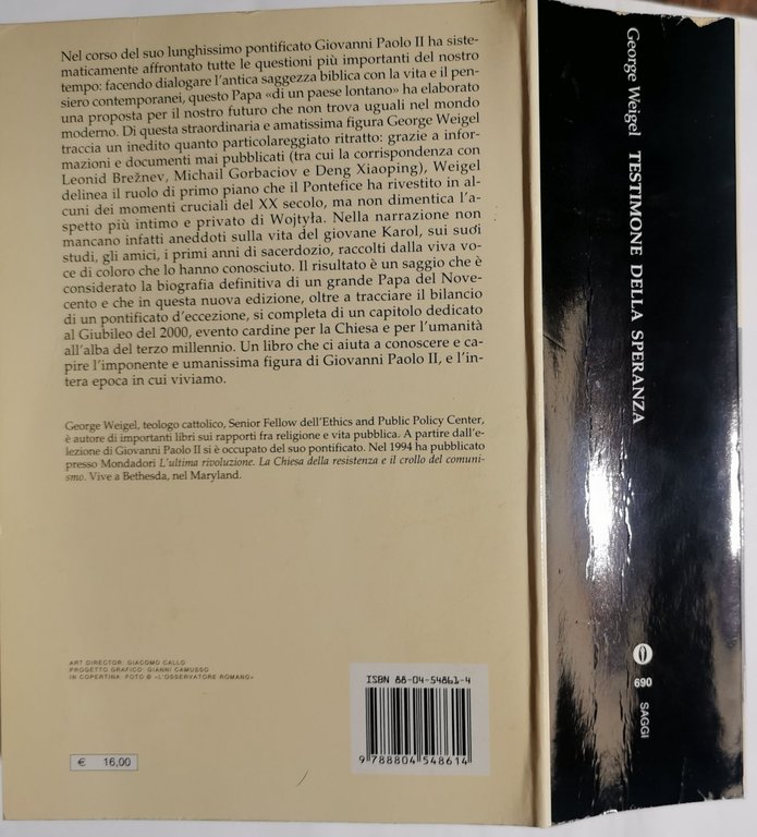 Testimone della speranza - La vita di Giovanni Paolo II