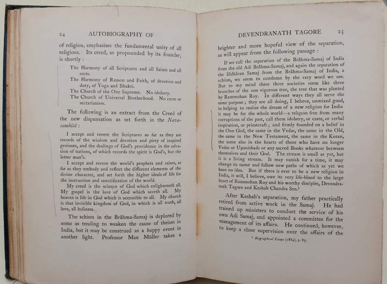 THE AUTOBIOGRAPHY OF MAHARSHI DEVENDRANATH TAGORE (1914)