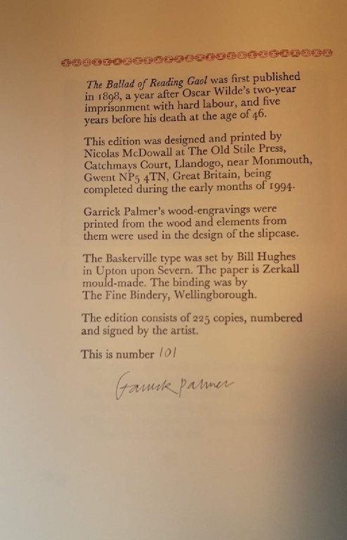 THE BALLAD OF READING GAOL(1994)