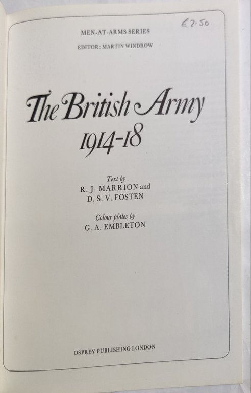 The British Army 1914-18