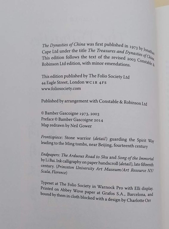 THE DYNASTIES OF CHINA( 2014)