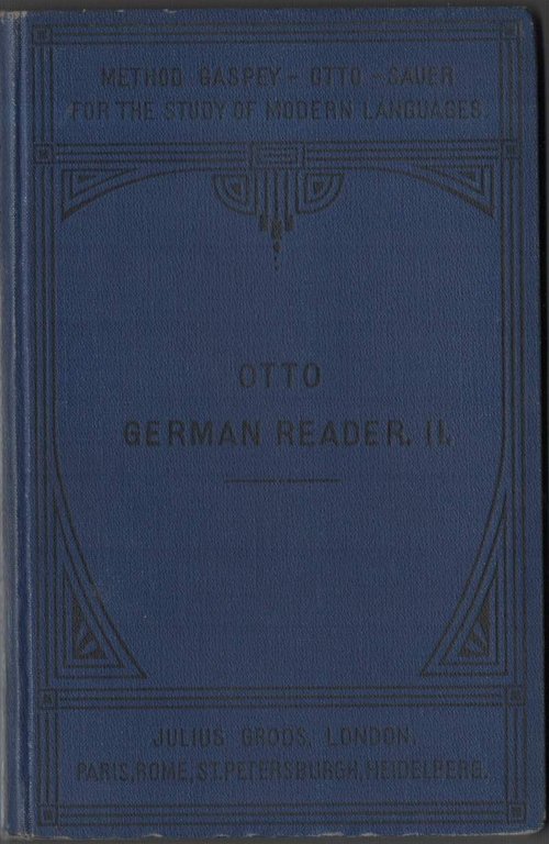 THE GERMAN READER II (1901)