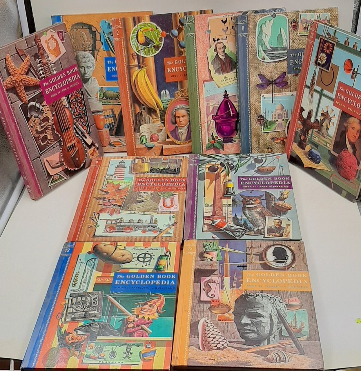 The Golden Book Encyclopedia - 10 Voll. ( voll. n' … | Immagine principale