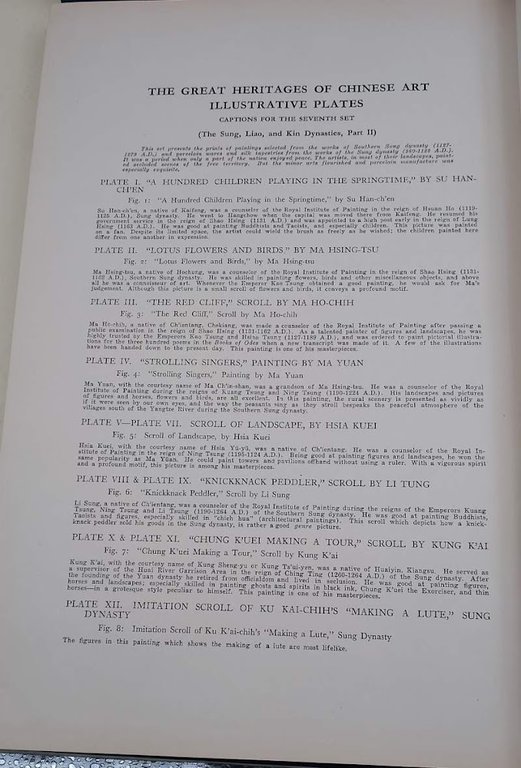 THE GREAT HERITAGES OF CHINESE ART ILLUSTRATIVE PLATES- 2 VOLL.(1954)