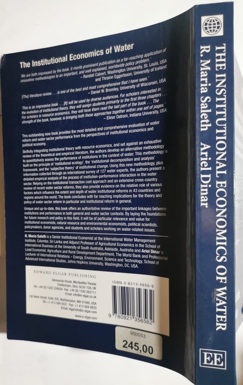 The institutional economics of water - a cross-country analysis of …